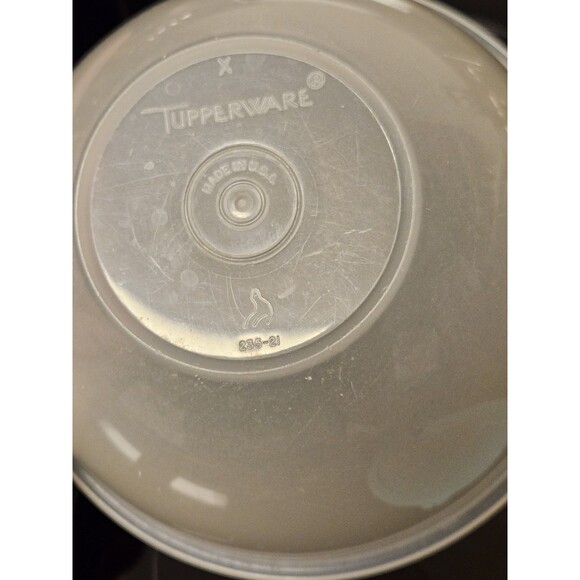 Tupperware Wonderlier Bowl Sheer With Teal Lid Seal 235-21 - Picture 6 of 8